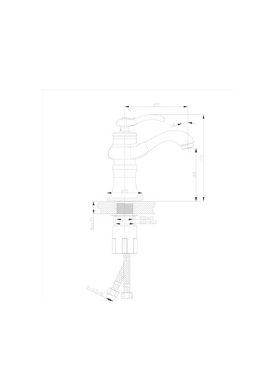 Fontana Fm-1213 Lavabo Bataryası Rose
