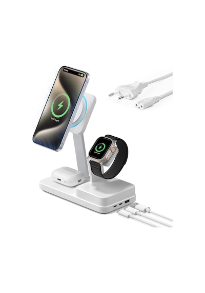 100 W 6'sı 1 Arada Gan Şarj İstasyonu, Cryoboost, Magsafe Şarj Standı İle Uyumlu, Manyetik Kablosuz Şarj Cihazı, İphone 17e/17/16/15/14/13, Apple Watch, Airpods 4/3/2/pro, Usb-c/a Cihazları İçin Çok Renkli 100 W 6'sı 1 Arada Gan Şarj İstasyonu, Cryoboost, Magsafe Şarj Standı İle Uyumlu, Manyetik Kablosuz Şarj Cihazı, İphone 17e/17/16/15/14/13, Apple Watch, Airpods 4/3/2/pro, Usb-c/a Cihazları İçin Çok Renkli