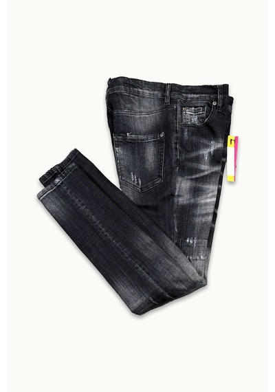 Barmore Black Wash Erkek Denim Jean Siyah