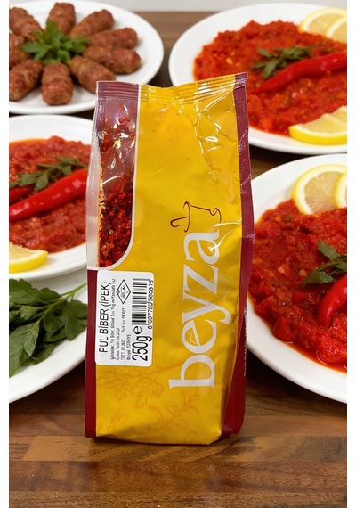 Yedibeyza Kırmızı Pul Biber 250 Gr Aromatik İri Taneli Baharat Yemek Sos Ve Mezeler İçin