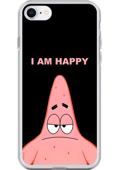 Apple Uyumlu iPhone 6s Plus Şeffaf Kılıf Sponge Bob Tasarımlı 2