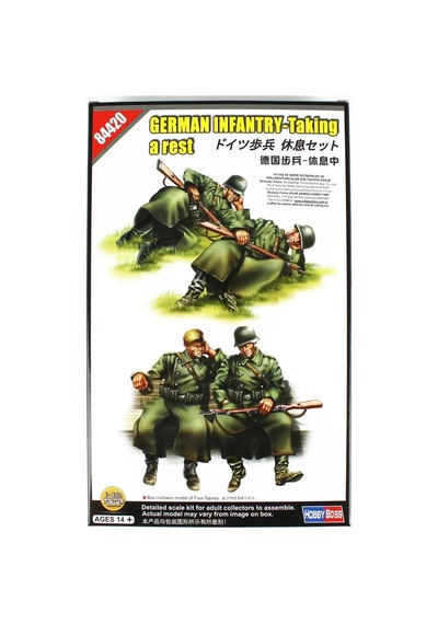 1/35 Alman Piyadeleri İstirahatte Figür Maketi- Hobbyboss 84420