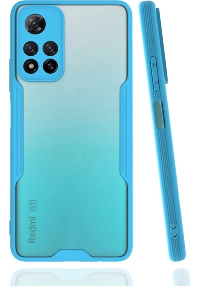 Newface Xiaomi Redmi Note 11 Pro Plus 5g Kılıf Platin Silikon - Mavi