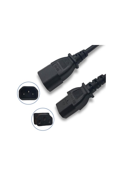 Kasa Için Power Uzatma Kablosu 1.5 Metre Kaliteli Kasa Için Power Uzatma Kablosu 1.5 Metre Kaliteli
