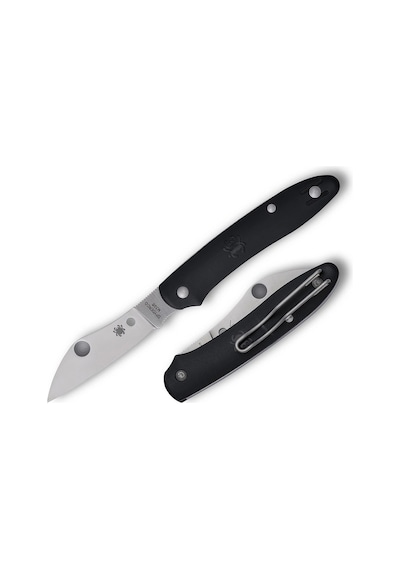 Spyderco Roadie Xl Black Frn M398 Plainedge Kamp Çakı Siyah