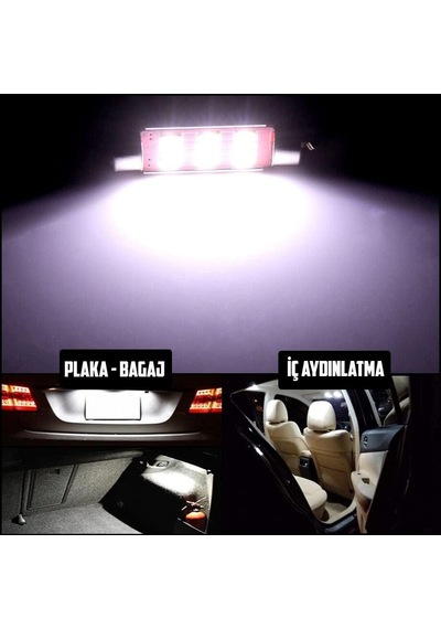 31 Mm Sofit Led Canbus İç Aydınlatma Plaka Tavan Lambası 2 Adet