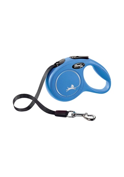 Flexi New Classic Otomatik Şerit Köpek Gezdirme Kayışı 3mt Xsmall-mavi Mavi