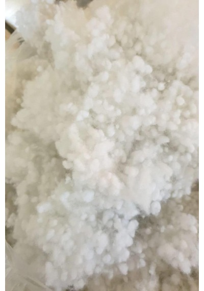 1. Kalite 2,5 Kilo Boncuk Elyaf Özel Üretim Yapışma Yapmaz Beyaz11 45 X 45