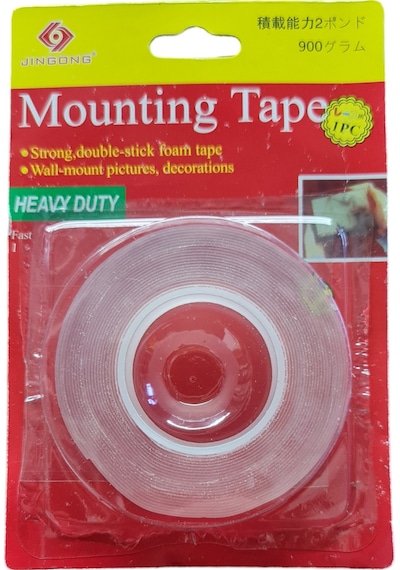 Şeffaf Çift Taraflı Bant,çift Taraflı Yapışkan Bant Şeffaf 19mm X 4m 4 Metre