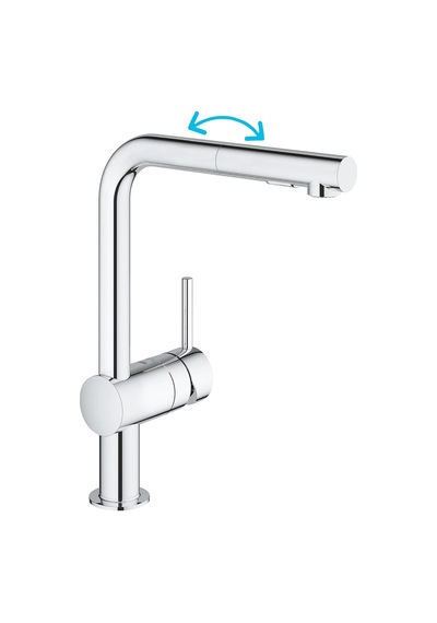 Grohe Eviye Bataryası Spiralli 2 Fonksiyonlu Minta Krom- 30274000 Sku: Smg8690010227584 Açık Bej