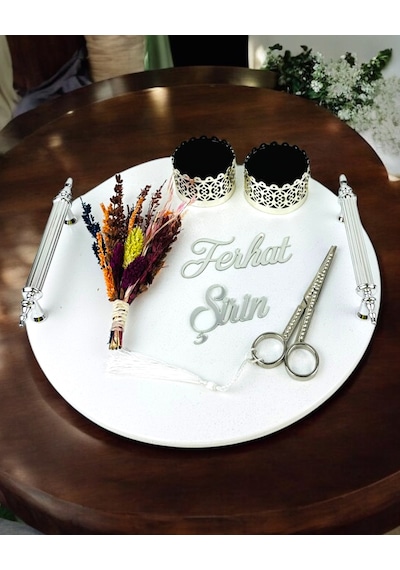 Adoration Polyester Söz Tepsisi Gri Gri