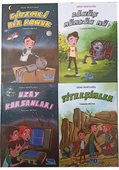 Uzay Maceraları 1 Paket 8 Kitap 3 Ve 4 Sınıf Okuma Kitabı 80 Sayfa Renkli Baskı Hikaye Kitap Seti