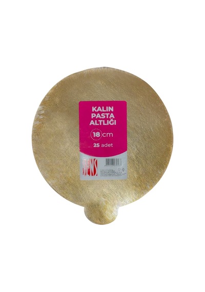 Bensüs Kalın Gold Turta Altlığı 18cm - Şık Ve Dayanıklı Kullan At Altlık 4'li Avantaj Paketi - Tarı 4 L