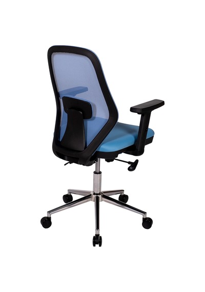 Ofisbazaar Dali Fileli Çalışma Koltuğu Ergonomik Şef Ve Toplantı Koltuğu Açık Mavi Mavi