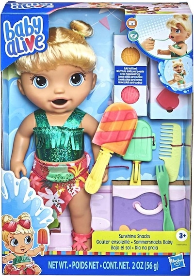 Baby Alive Bebeğimle Yaz Eğlencesi Beslenebilen ve Suda O