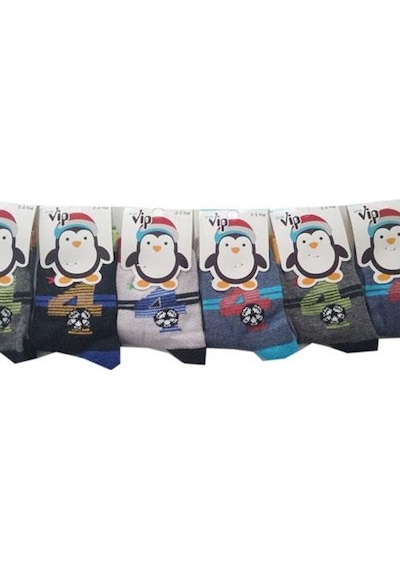 Hepsinerakip Lababy Renkli Desenli Pamuklu Erkek Bebek/Çocuk Çorabı 6 Lı Paket
