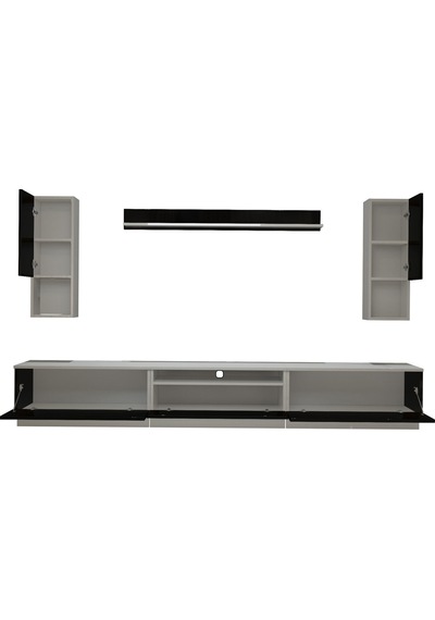 Decoraktiv Trendstyle 270da Mdf Tv Ünitesi Tv Sehpası Beyaz - Siyah