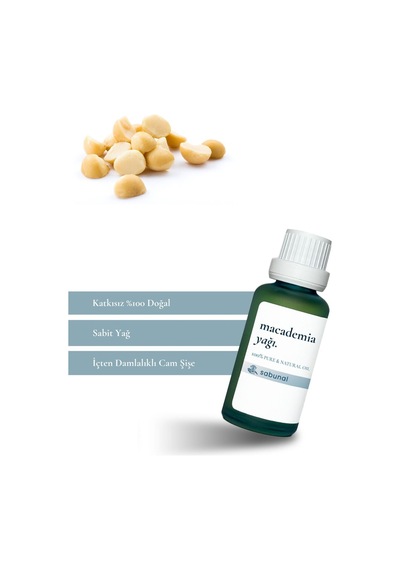 Sabunal Macadamia Yağı 30 ML - Cilt Bakım Yağı