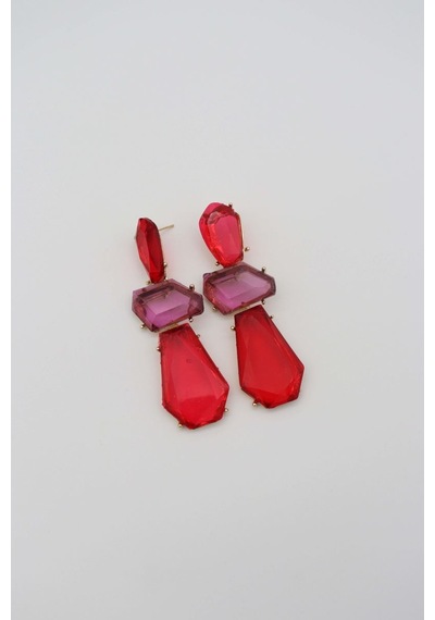 Çelik Küpe 8,5 Cm Çok Renkli 56482520