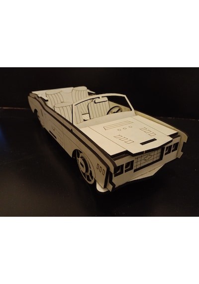 TLR hobi 3d Chevrolet Impala Ahşap Araba Maketi