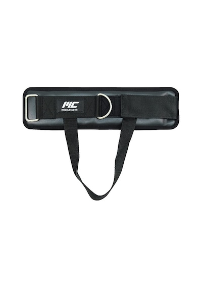 Musclecloth Deri Padded Ankle Cuff Taban Destekli 2'li Paket Siyah