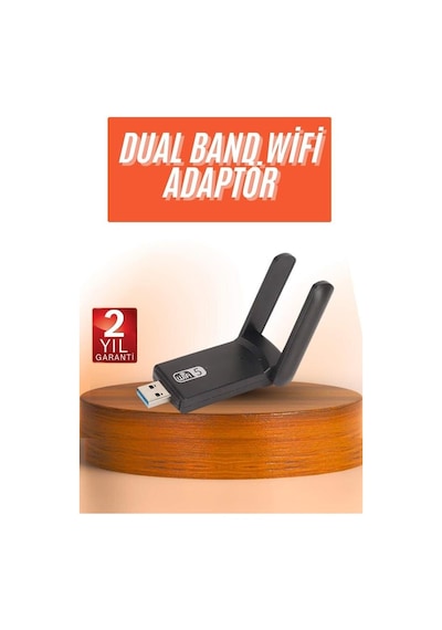 Wifi Alıcı Dual Band Usb 3.0 Adaptör Kablosuz Windows 7/8/10/11 96336991