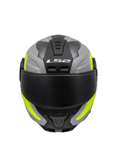 Ls2 Scope 2 Durıa Gri-neon Sarı Kask Siyah Vizör Neon Sarı
