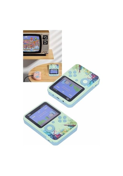 Game - 210 - Box Oyun Konsolu 500 Retro Oyunlu Mini Tnabilir - Csmo-tex - 3 İnç