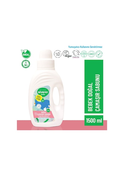 Siveno Baby Doğal Çamaşır Sabunu 1500 ML