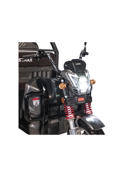 Stmax Gf5000 3 Tekerli Kasalı Elektrikli Moped - Gri
