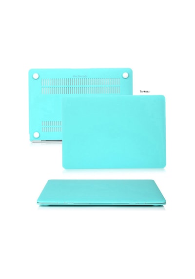Apple Uyumlu MacBook Air Kılıfı 13 İnç Mac Air Mat Eski Usb'li Model 2010-2017 A1369 A1466 İle Turkuaz