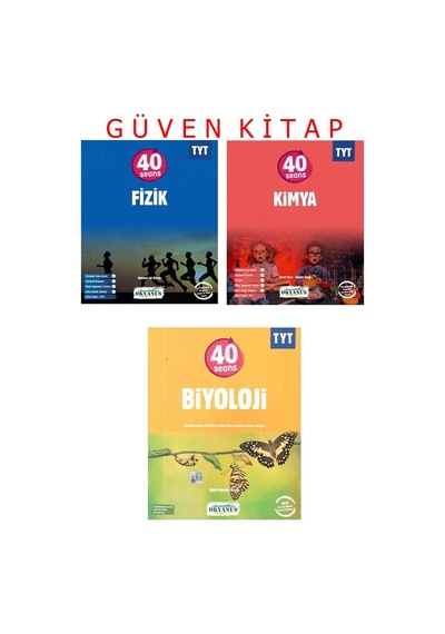 Okyanus Yayınları Tyt 40 Seans Fizik Kimya Biyoloji Set