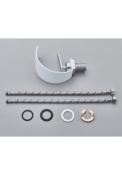 Banyo Lavabo Bataryası Beyaz/krom Şelale 5 Yıl Garantili İthal
