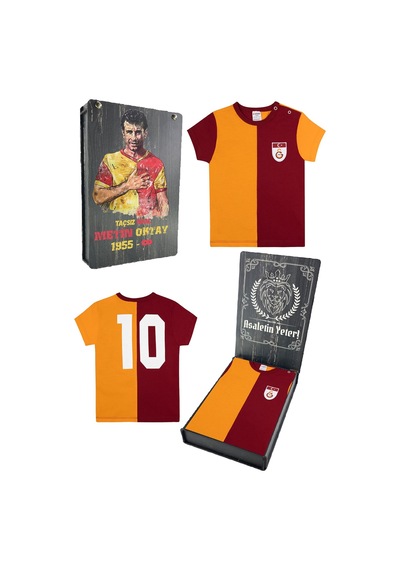 Galatasaray Metin Oktay Unisex Bebek T-shirt Kutulu 001
