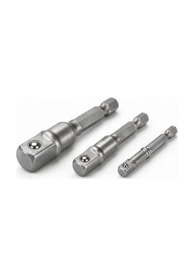 3'lü Lokma Adaptörü Seti, 1/4, 3/8, 1/2 Çelik, Matkap Ve Vidalama Aletleri İçin 1/4 Hex Plus