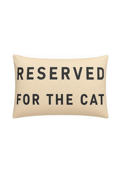 Reserved For Cat Kırlent Kılıfı 35x50 Cm 35x50 Diğer