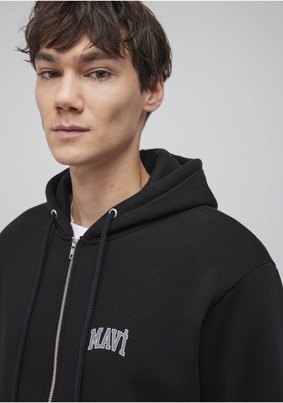 Mavi Logo Siyah Erkek Sweatshirt M0611715-900 Siyah