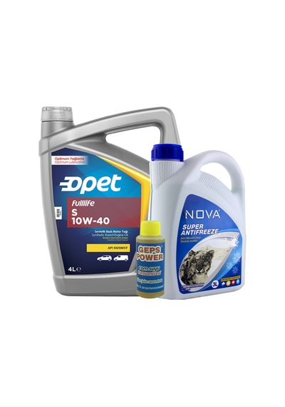 Opet Fulllife S 10W-40 Sentetik Motor Yağı 4 L + Antifriz 3 L