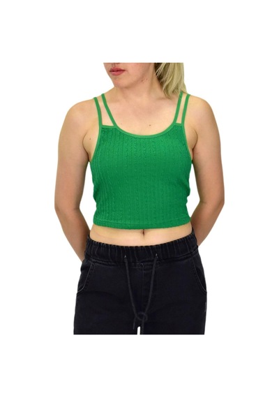 Kadın İp Askılı Pedli Crop 8136 Bgl-st03783 001