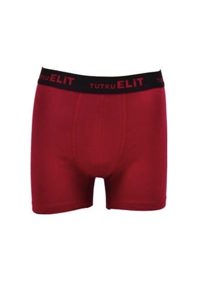 Tutku Elit Modal Elastan Spor Boxer Elt-1252 6'lı Paket Bordo