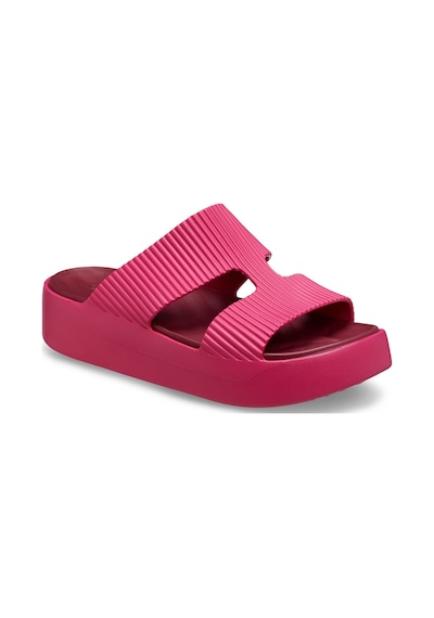Crocs Kadın Getaway Groove Platform Hstrap Terlik - Pembe Dragon Fruit