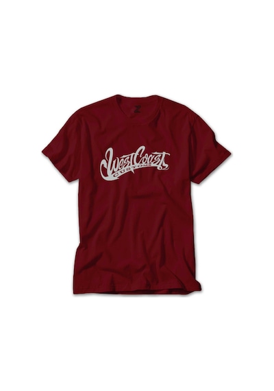 West Coast Customs Text Kırmızı Tişört Kırmızı