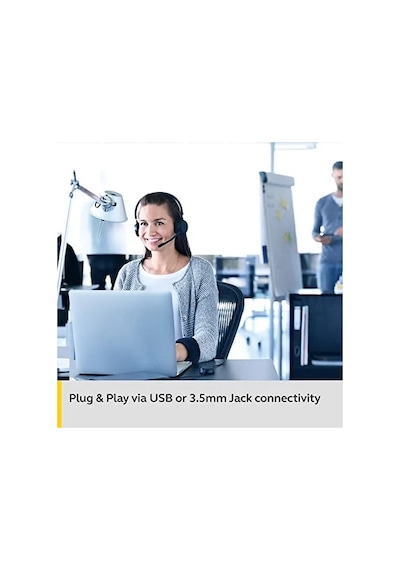 Jabra Evolve 30 II UC Optimized Stereo Kulak Üstü Çağrı Merkezi Kulaklığı