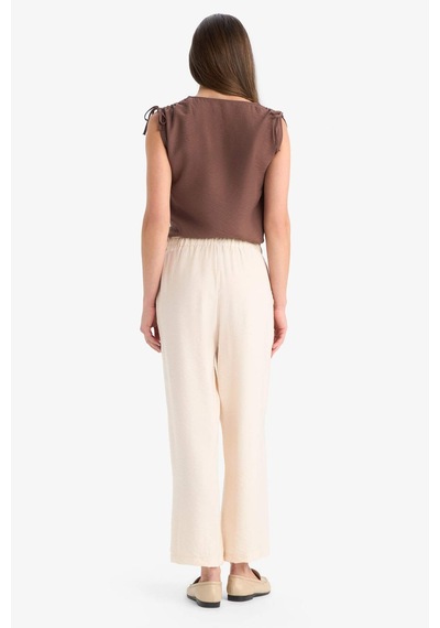 DeFacto Regular Fit Cep Detaylı Geniş Paça Pantolon F0988AX25SMBG115