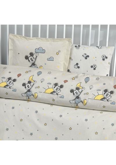 Taç Lisanslı Disney Mickey Mouse Dream Baby Pamuk Bebek Nevresim Takımı 000000001000050722