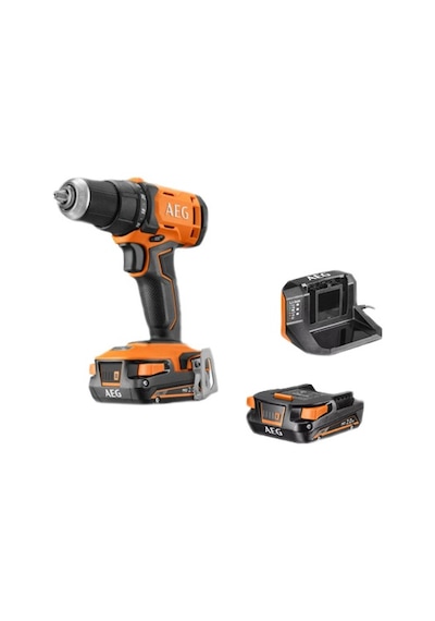 Aeg BS 18G4-202C 18v 2ah Çift Akülü Vidalama Makinesi - T4935478630