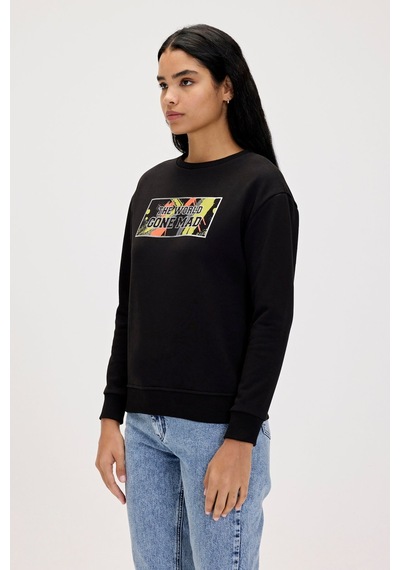 Bad Bear Re-carina Siyah Kadın Sweatshirt-nıght Siyah