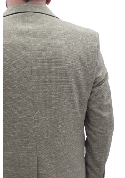Twenhil Dmctekstil Erkek Ckt-203 Desenli İtalyan Kesim Dar Kalıp Tek Düğme Blazer Ceket Haki Yeşil Twenhil Dmctekstil Erkek Ckt-203 Desenli İtalyan Kesim Dar Kalıp Tek Düğme Blazer Ceket Haki Yeşil