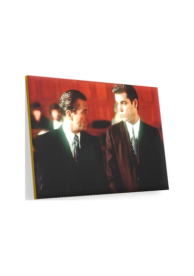 Cakasepetim Goodfellas De Niro Ve Liotta Ahşap Mdf Tablo