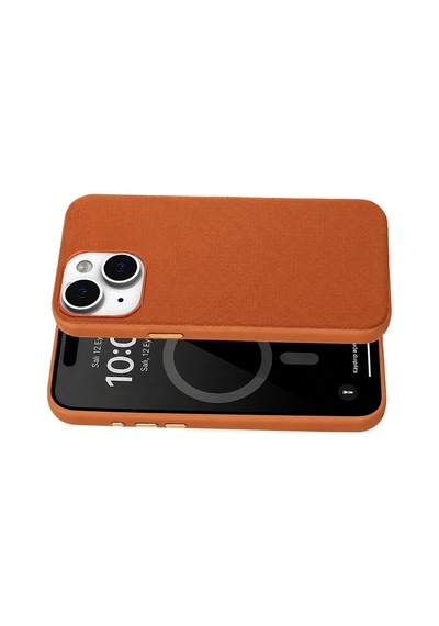 Joko - 331 -  Apple iPhone Uyumlu 15 Vero Magsafe Kapak - Spt-gld - - Turuncu